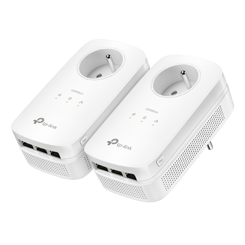 Starter kit Powerline TP-LINK TL-PA8010PKIT AV1300/AV2000 3 Passthrough - TP-LINK