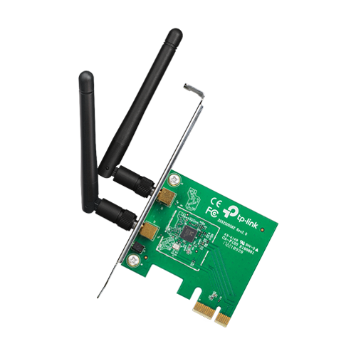  Placa de retea Wi-Fi 4, 2.4 Ghz, 300Mbps, 2dBi, PCI Express - TP-LINK