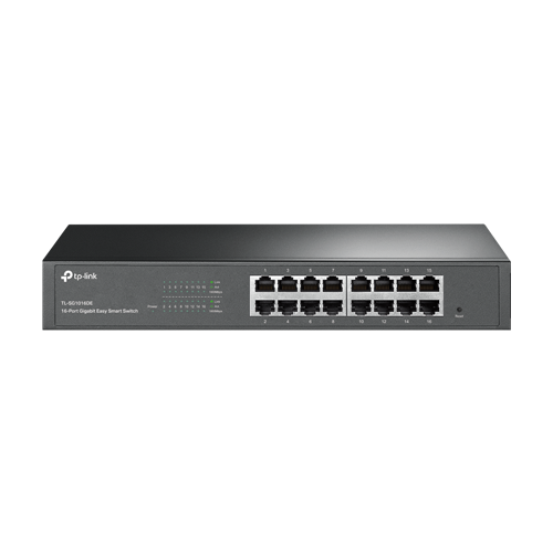 Switch 16 porturi RJ45 Gigabit, Easy Managed, 1U - TP-Link