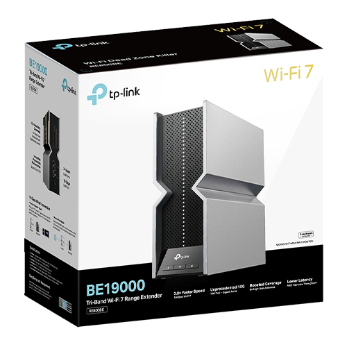 Wireless Range Extender TP-LINK RE800BE BE19000, Tri Band Wi-fi 7 - TP-LINK