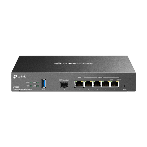 Router VPN, 1 x SFP Gigabit, 5 x RJ45 Gigabit, 1 x USB - TP-Link Omada