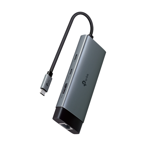 Hub USB-C 6-in-1, 1 x USB-C PD 100W, 1 x USB-C, 2 x USB-A, 1 x HDMI 4K@60Hz, 1 x RJ45 1G - TP-Link UH6120C