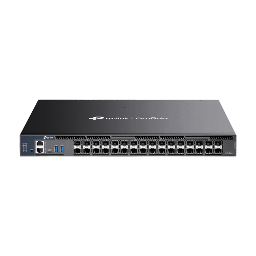 Switch L3, 26 x SFP+ 10G, 6 x SFP28 25G, Sursa redundanta 1+1, Management - TP-Link Omada SX6632YF