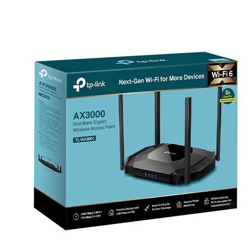 Router Wireless TP-Link TL-WA3001, AX3000, Dual-Band, Wi-Fi 6 - TP-LINK
