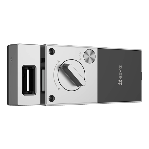 Yala inteligenta, Wi-Fi, sonerie, verificare status inchidere, alarma anti-furt, gri - EZVIZ	