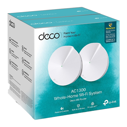 Sistem Mesh Wireless TP-LINK Deco M5(pachet de 2) AC1300 Gigabit
