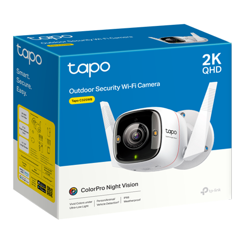 Camera IP Wi-Fi, 2K QHD, ColorPro, Audio bidirectional - TP-Link Tapo	