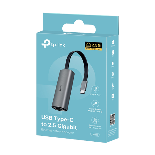Adaptor Ethernet USB-C 3.0 - RJ45 2.5G - TP-Link