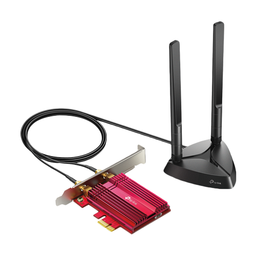 Adaptor PCI-E Bluetooth 5.2, Wi-Fi 6, AX3000 Dual-Band, 2 x Antene High-Gain - TP-Link