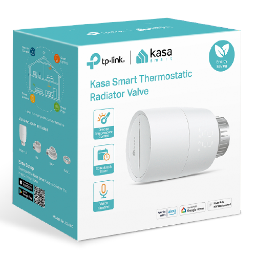 Termostat Smart pentru calorifer TP-LINK KE100 3 V 2.4 GHz Alb - TP-LINK