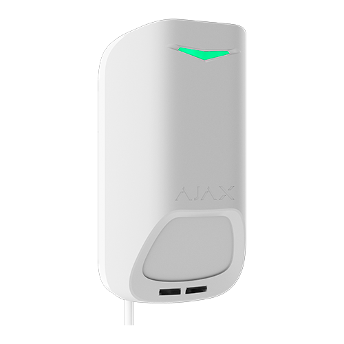 Detector de miscare in dubla tehnologie PIR+MW, anti-masking, Superior MotionProtect G3 Fibra alb - AJAX