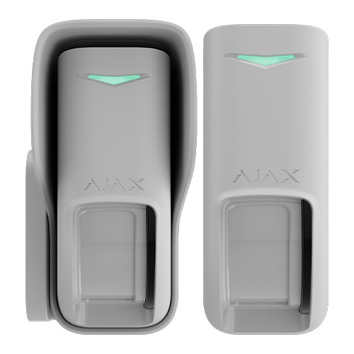 Detector miscare tip cortina, Outdoor, wireless, alb - AJAX