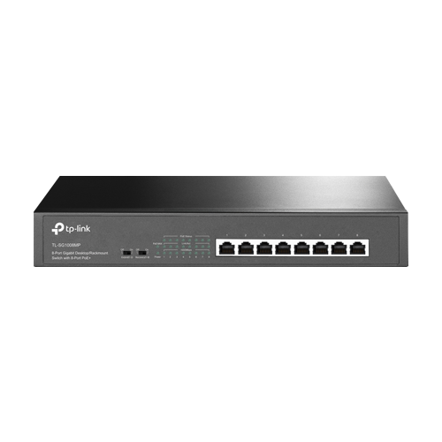 Switch 8 x RJ45 Gigabit PoE, Buget PoE 153W, Unmanaged - TP-Link