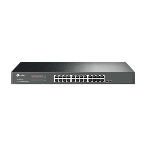 Switch 24 porturi RJ45 Gigabit, Unmanaged, 1U - TP-Link