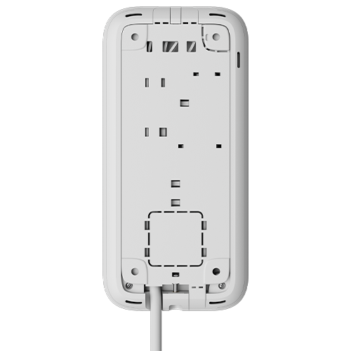 Tastatura KeyPad TouchScreen, Fibra alb - AJAX Fibra ASP white