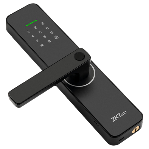 Incuietoare hoteliera WiFi, cititor de amprenta, carduri, tastatura IoT Smart Lock - ZKTeco