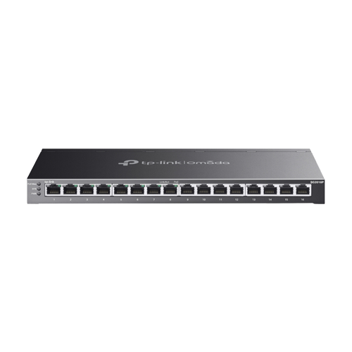 Switch L2+, 16 x RJ45 1G PoE, 8 x RJ45 1G, Buget PoE 120W, Management - TP-Link Omada SG2016P