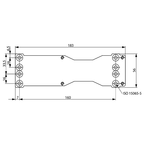 Placa montaj pentru DC200/DC300/DC500/DC700 - ASSA ABLOY