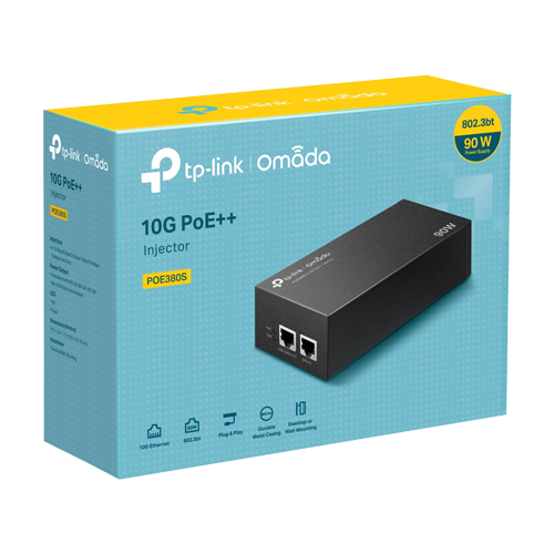 Injector Hi-PoE, 2 x RJ45 10G, 90W - TP-Link Omada