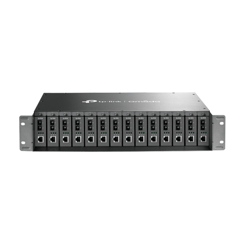 Sasiu rackabil 19 inch pentru 14 media convertoare, 2U - TP-Link Omada