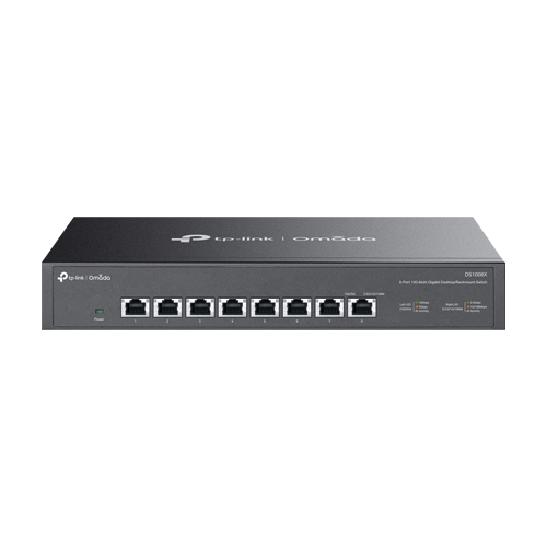 Switch 8 porturi RJ45 10G, Unmanaged, 1U - TP-Link Omada