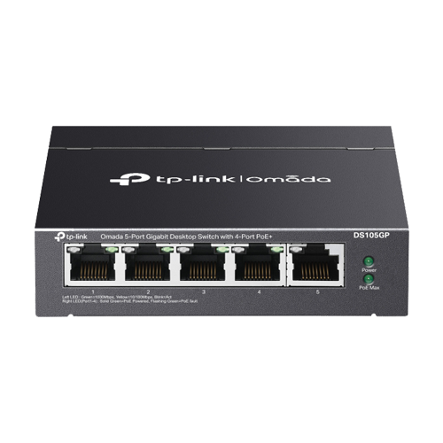 Switch 4 x RJ45 Gigabit PoE, 1 x RJ45 1G, Buget PoE 65W, Unanaged - TP-Link Omada