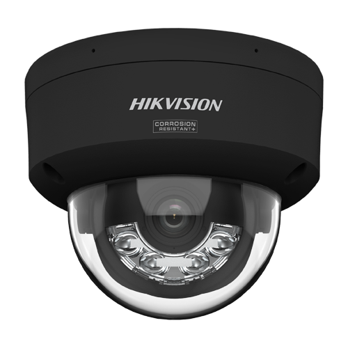 Camera IP 4MP, lentila 2.8mm, IR 30m, WL 30m ColorVu3, 2xMic, Alarma, IK10, NEAGRA - HIKVISION