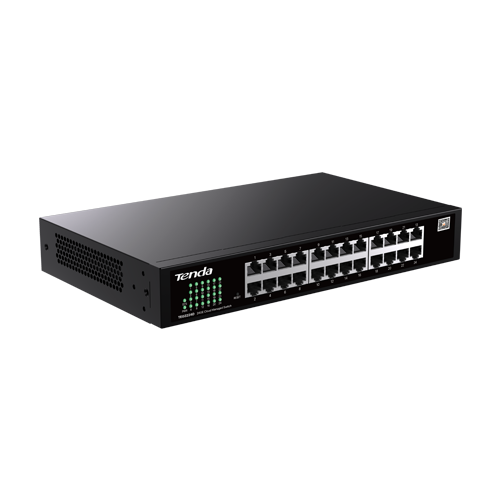 Switch 24 porturi RJ45 Gigabit, Management, 1U - TENDA