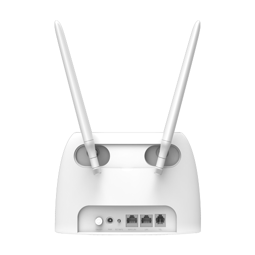 Router 4G, Wi-Fi, N300, 2.4GHz, 1 x Nano SIM, 2 x RJ45 10/100 Mbps, 1 x RJ11 - TENDA
