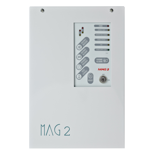 Centrala conventionala de incendiu, 2 zone, cutie metal - TELETEK