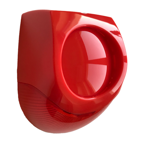 Sirena conventionala de interior cu flash rosie - TELETEK