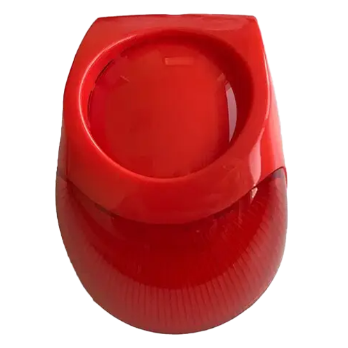 Sirena conventionala de interior cu flash rosie - TELETEK