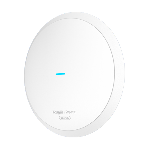 Access Point Wi-Fi 6, AX1800 Dual-Band, 1 x RJ45 Gigabit, PoE IN, Cloud Management - Ruijie