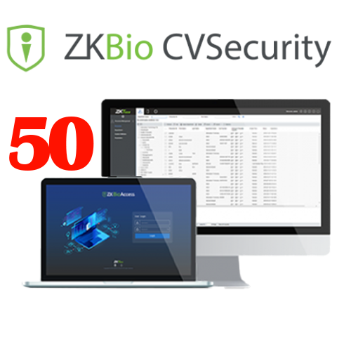 Licenta ZKBioCVSecurity pentru 50 usi - ZKTeco