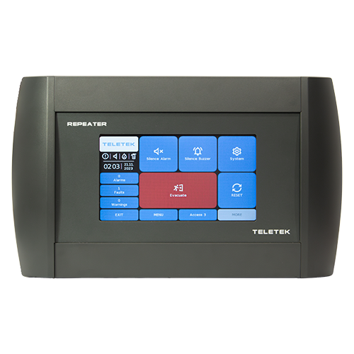 Repetor cu display TFT pentru centrale IRIS/SIMPO - Teletek