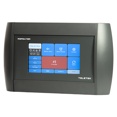 Repetor cu display TFT pentru centrale IRIS/SIMPO - Teletek