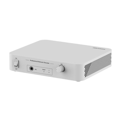 Audio decodor IP, 6W, Mic, Alarma - HIKVISION
