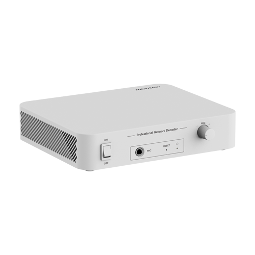 Audio decodor IP, 6W, Mic, Alarma - HIKVISION