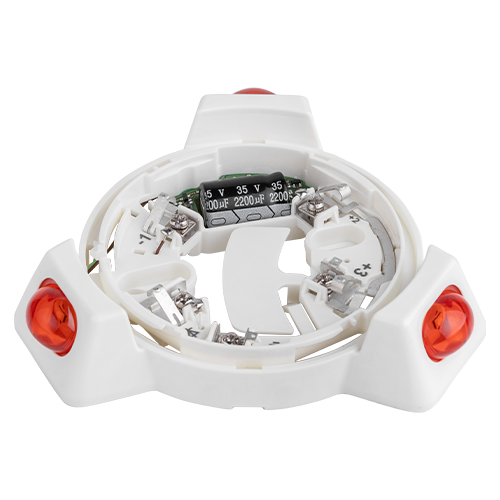 Soclu cu LED, lumina rosie, pentru detectorii adresabili din seria SensoIRIS certificat EN54-3 - TELETEK