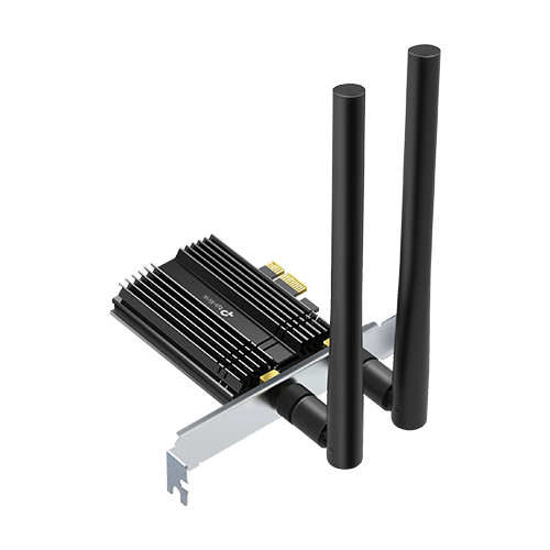 Adaptor PCI-E Bluetooth 5.3, Wi-Fi 6, AX3000 Dual-Band, 2 x Antene High-Gain - TP-Link