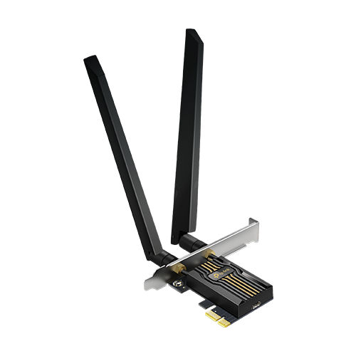 Adaptor PCI-E Bluetooth 5.4, Wi-Fi 7, BE9300 Tri-Band, 2 x Antene High-Performance - TP-Link