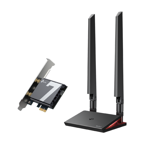Adaptor PCI-E Bluetooth 5.4, Wi-Fi 7, BE9300 Tri-Band, 2 x Antene High-Performance - TP-Link