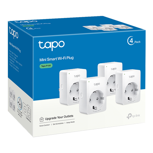 Pachet 4 prize smart, Wi-Fi, 10A, control vocal - TP-Link Tapo	