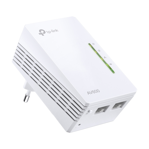 Powerline AV600, Wi-Fi 4, N600 2.4GHz, 2 x RJ45 10/100 Mbps - TP-Link