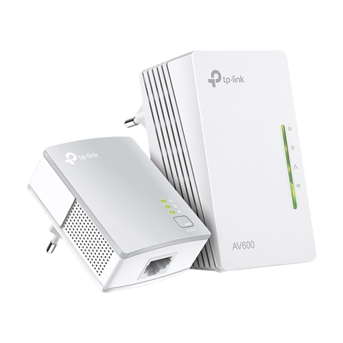 Kit Powerline AV600, Wi-Fi 4, N600 2.4GHz, 3 x RJ45 10/100 Mbps - TP-Link