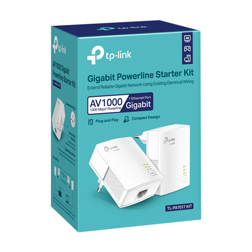 Kit Powerline AV1000, 1 x RJ45 Gigabit - TP-Link