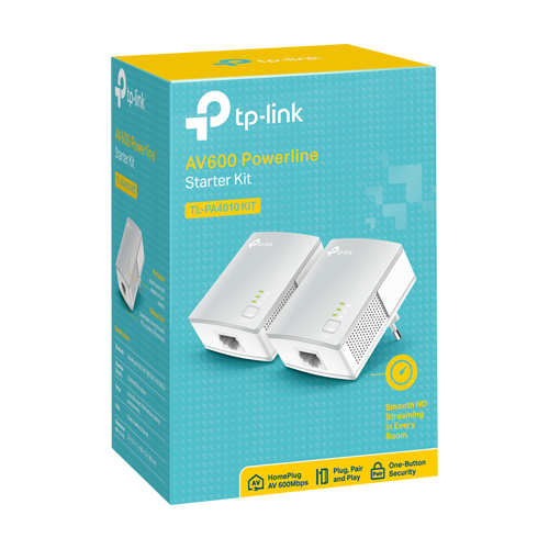 Kit Powerline AV600, 1 x RJ45 10/100 Mbps - TP-Link