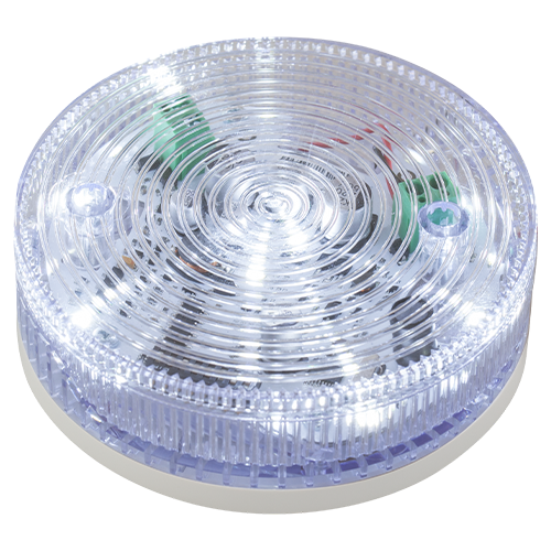 Sirena conventionala de interior alba cu flash, 92/100 db, 2 tonuri evacuare/alarma - TELETEK