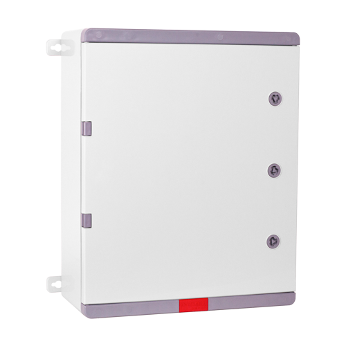 Cutie distributie IP67 din ABS gri, usa mata, placa metalica, 400x500x180 mm