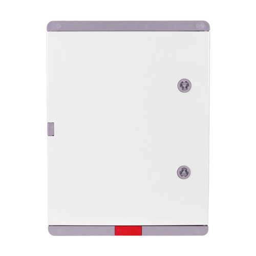Cutie distributie IP67 din ABS gri, usa mata, placa metalica, 300x400x170 mm